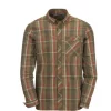 Blaser Men`s Strech Shirt Harald Olive Checked